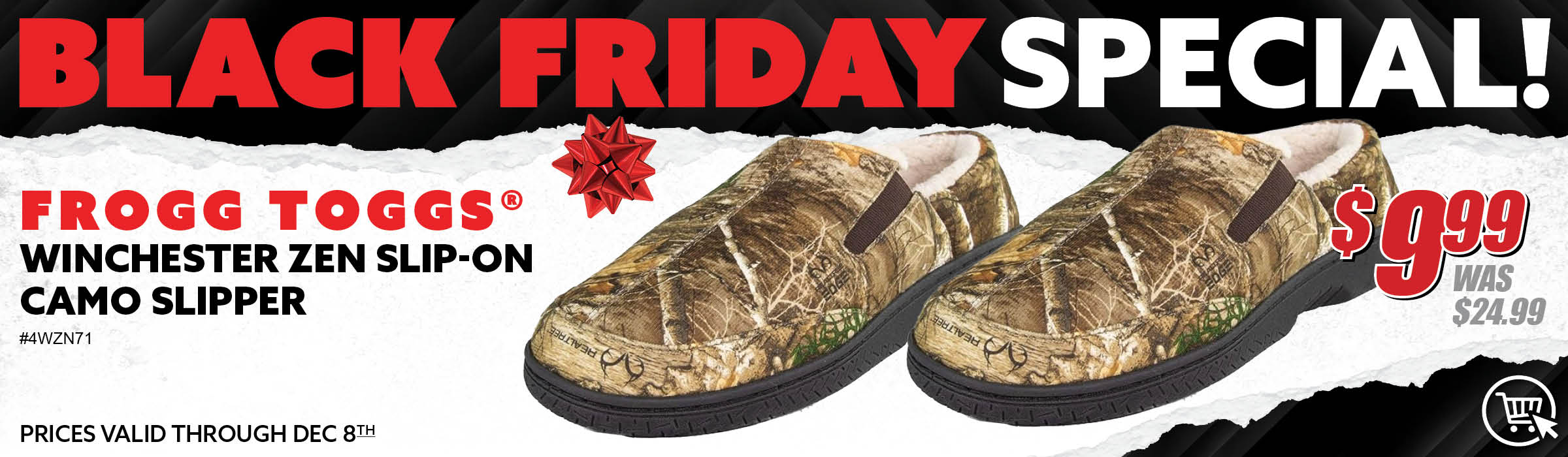 Black Friday Special - Frogg Togg Camo Slipper